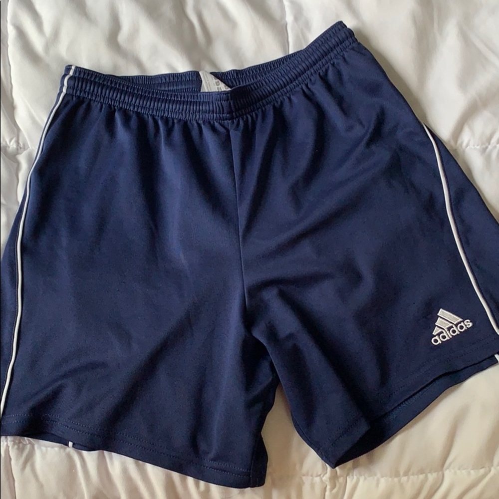 Navy Blue Adidas gym shorts